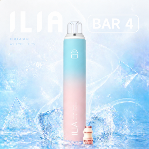 ILIA BAR4一次性電子煙多款口味包裝與規格色卡對照圖
