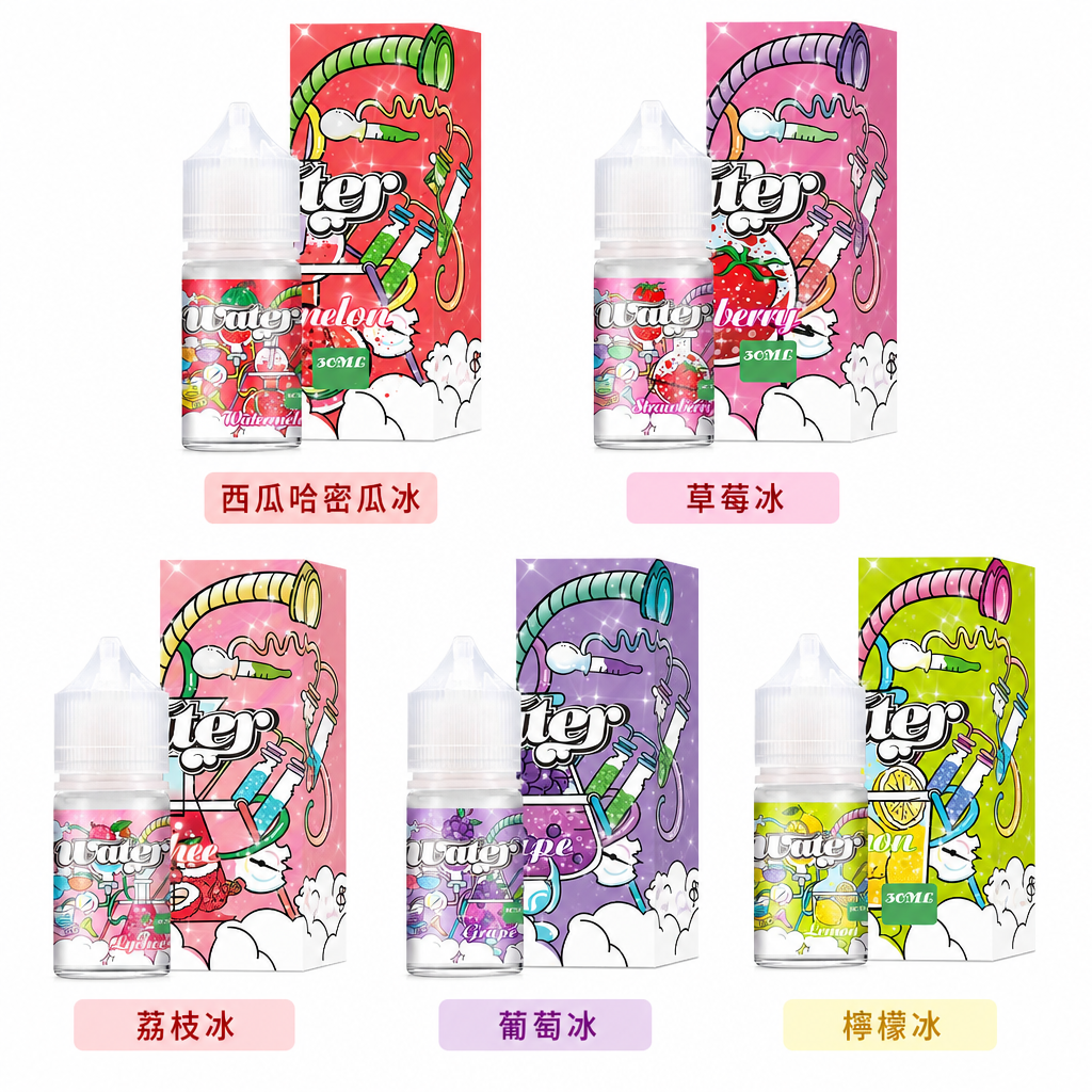 電子煙小煙油各種口味對照圖