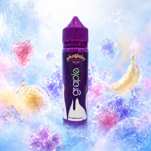 馬來西亞 PHATJUICE GRAPLE 酷斃葡萄 電子煙大煙油各種口味對照圖